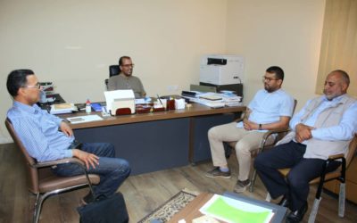 أجتماع وكيل الشؤون العلمية مع كلية الهندسة