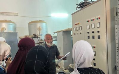 قسم التشغيل والصيانة يستقبل طلبة التدريب الصيفي من كلية الهندسة