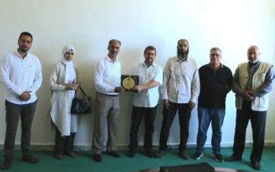 “تكريم أ. علي السهولي عميد كلية التقنية الهندسية  تقديرًا لجهوده “
