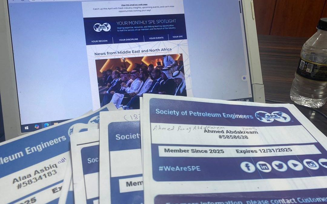 طلاب قسم الهندسة النفطية بجامعة بنغازي ينضمون إلى الجمعية العالمية للنفط (SPE)
