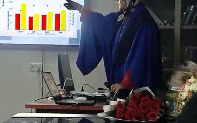 مناقشة رسالة ماجستير حول تطوير مواد بناء مستدامة