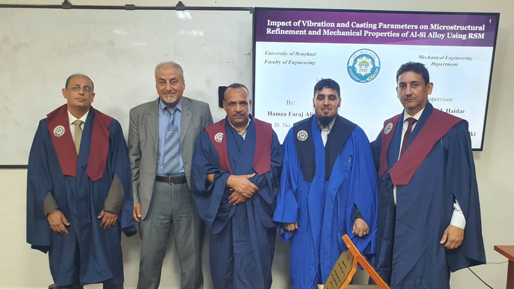 “تأثير الاهتزاز ومعاملات الصب على تنقية البنية المجهرية والخصائص الميكانيكية لسبيكة الألمنيوم”