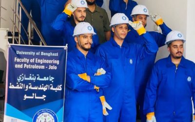طلاب الهندسة النفطية بجامعة بنغازي يخوضون تجربة الميدان بتدريب عملي في الشركات النفطية