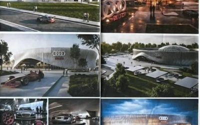 مشروع تخرج في العمارة يصمم مقرًا ومعرضًا متكاملاً لشركة أودي في بنغازي